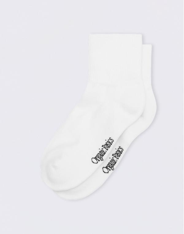 Organic Basics Core Ankle Socks 2-pack White 35-38