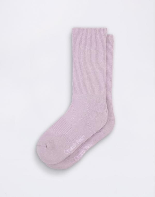 Organic Basics Core Tennis Crew Socks 3-pack Soft Lilac 35-38