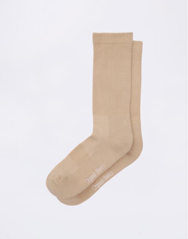 Organic Basics Core Tennis Crew Socks 3-pack Sandstone 35-38