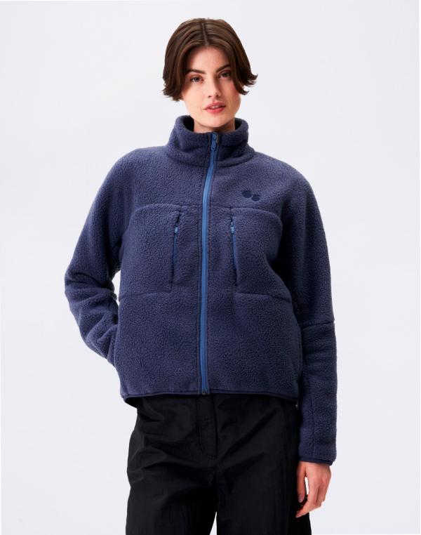 pinqponq Fleece Jacket Women Future Dusk XS