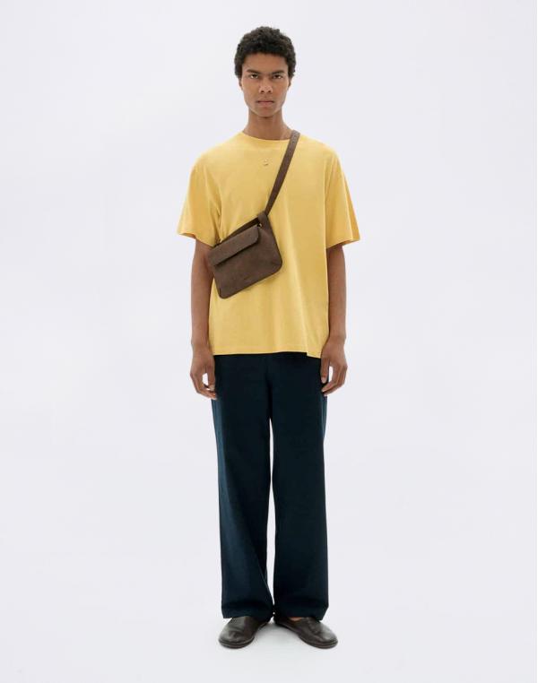 Tričko Thinking MU Flower Rope Sahara Sun Aaron Tee YELLOW