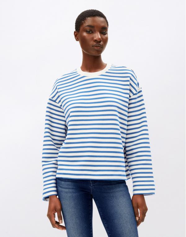 Armedangels Frankaa Maarlen Stripe 3271 undyed-dark morning XS