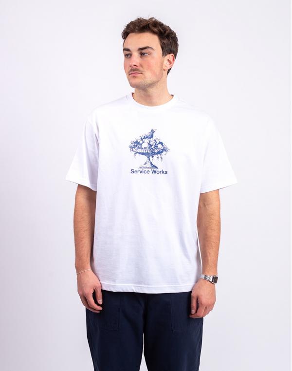 Tričko Service Works Fruit Bowl Tee WHITE