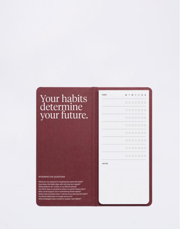 Karst Habit Tracker Burgundy