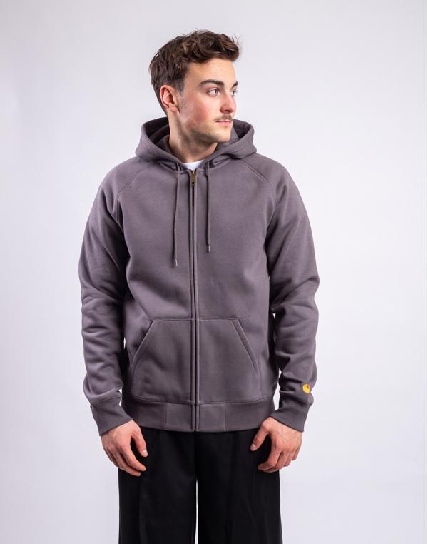 Carhartt WIP Hooded Chase Jacket Poprhyry/Gold S