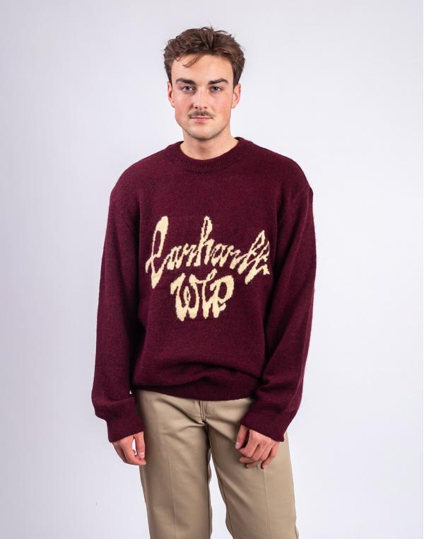 Carhartt WIP Chedda Sweater Rondo/Air Yellow L