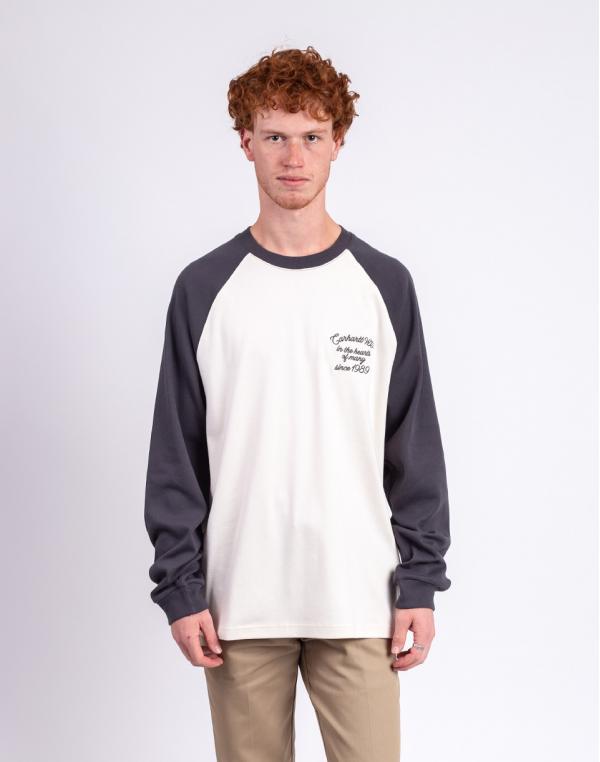 Tričko Carhartt WIP L/S Alston T-Shirt Wax/Graphite