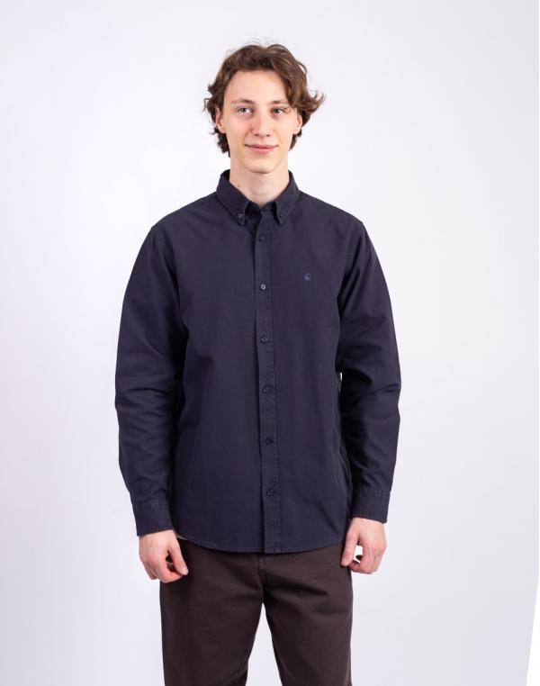 Carhartt WIP L/S Bolton Shirt Dark Navy S