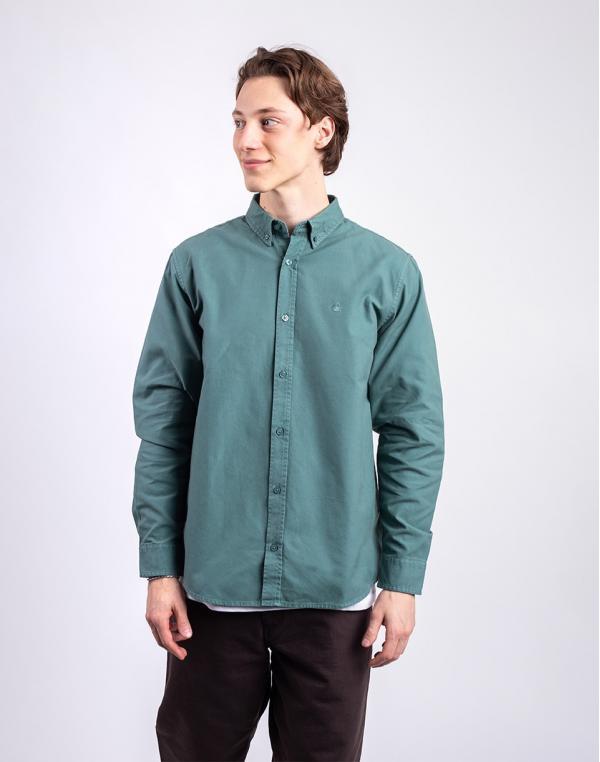 Carhartt WIP L/S Bolton Shirt Silver Pine S