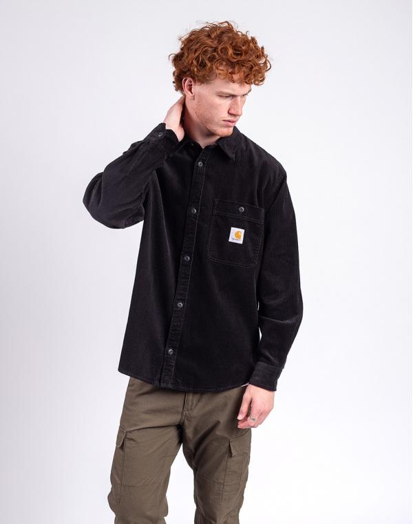 Carhartt WIP L/S Flint Shirt Black M