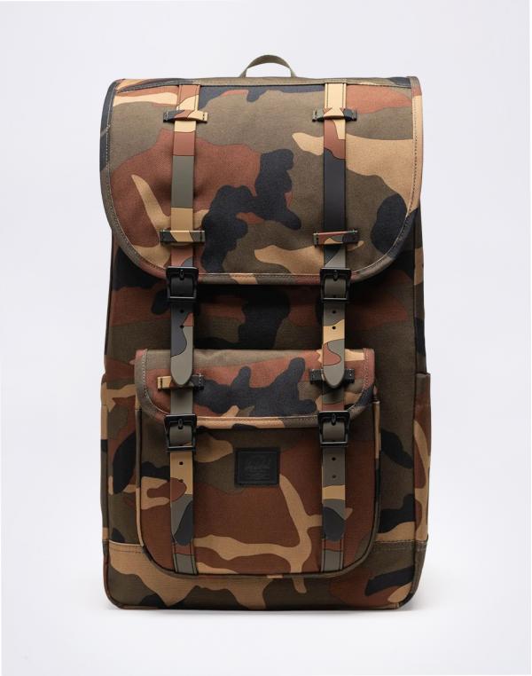 Batoh Herschel Supply Little America Woodland Camo/Black Label