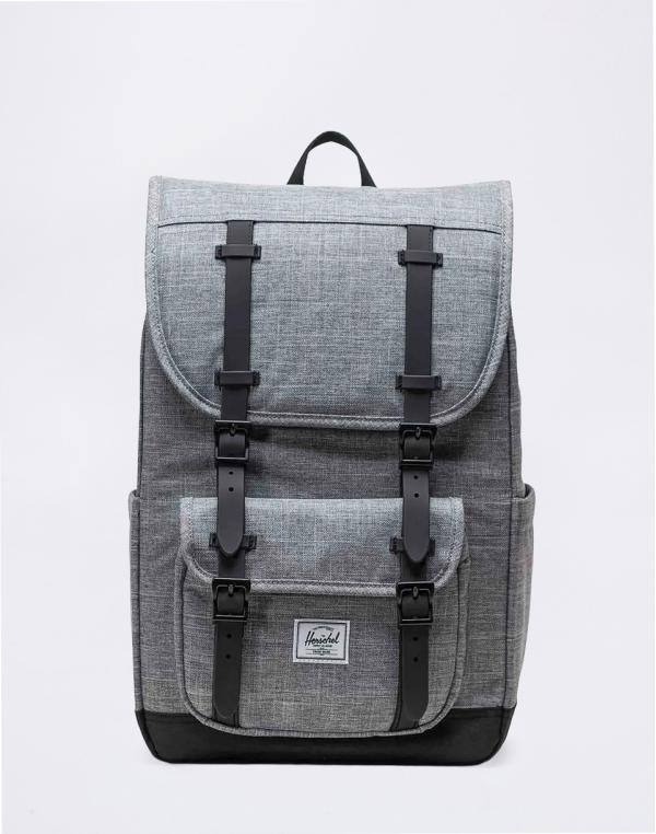 Batoh Herschel Supply Little America Mid-Volume Raven Crosshatch