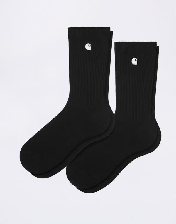 Carhartt WIP Madison Pack Socks Black/White + Black/White