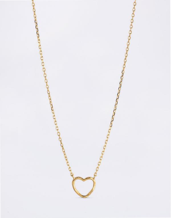 ENAMEL Copenhagen Necklace, Organic Heart 925S/GP/M