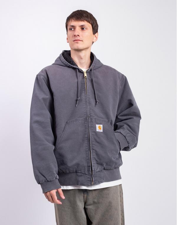 Carhartt WIP OG Active Jacket Graphite stone canvas L