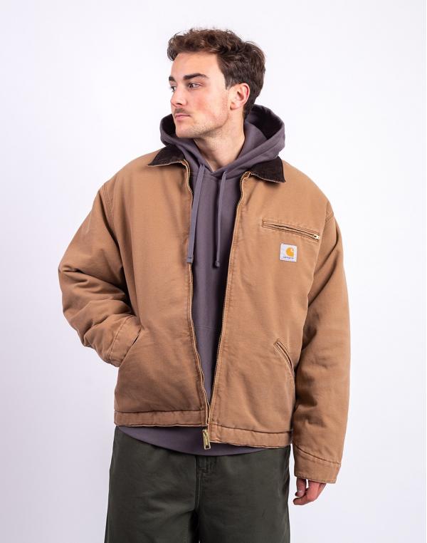 Carhartt WIP OG Detroit Jacket Hamilton Brown/Tobacco stone canvas XL
