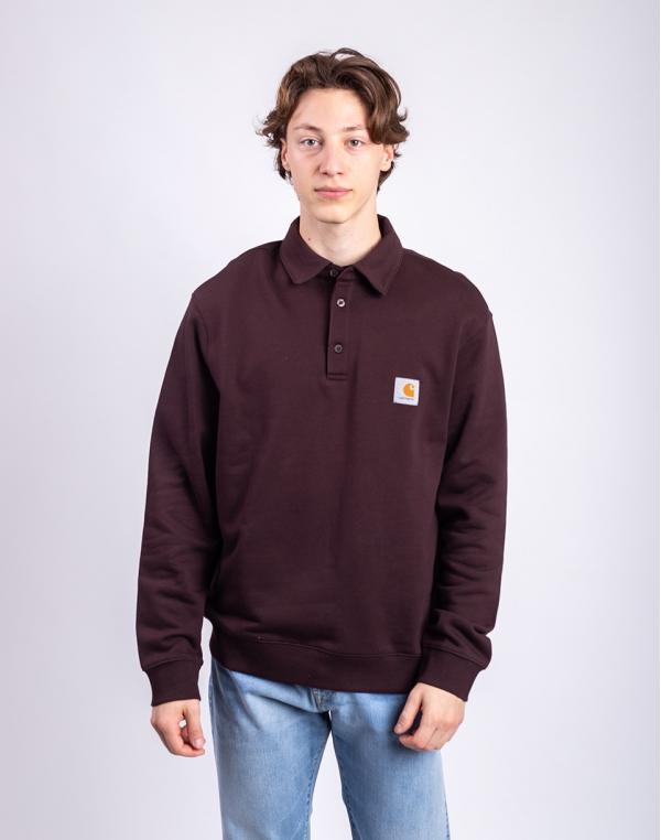 Carhartt WIP Polo Sweat Palisander M