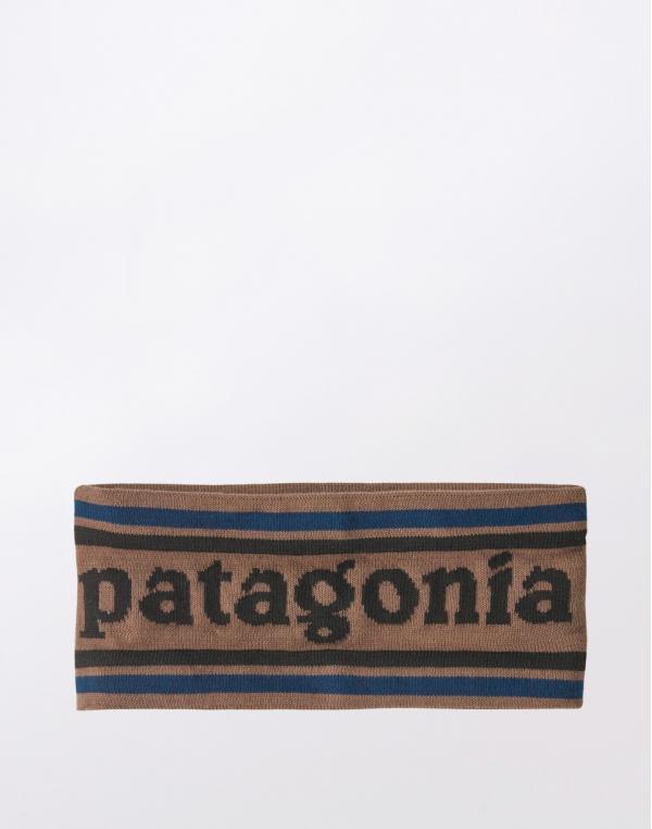 Patagonia Powder Town Headband Park Stripe: Marlow Brown