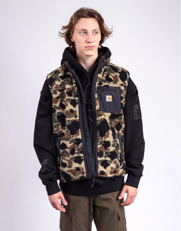 Carhartt WIP Prent Vest Liner Camo Duck Jacquard, Green L