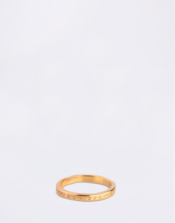 ENAMEL Copenhagen Ring, Heart 925S/GP 54