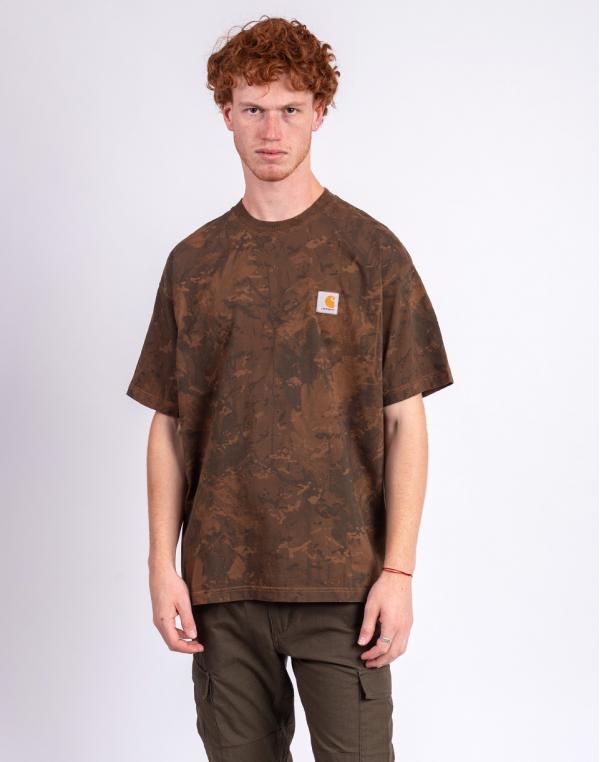 Tričko Carhartt WIP S/S Camo Combi T-Shirt Camo Combi, Green/Hamilt