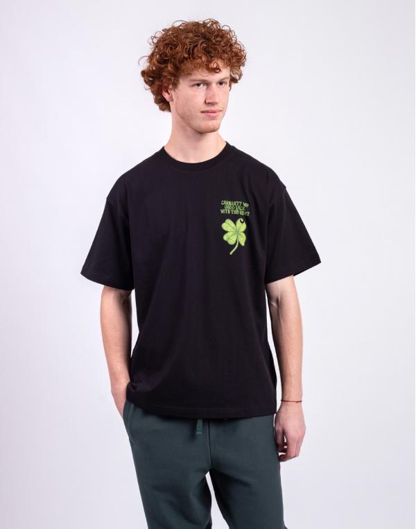 Tričko Carhartt WIP S/S Clover T-Shirt Black