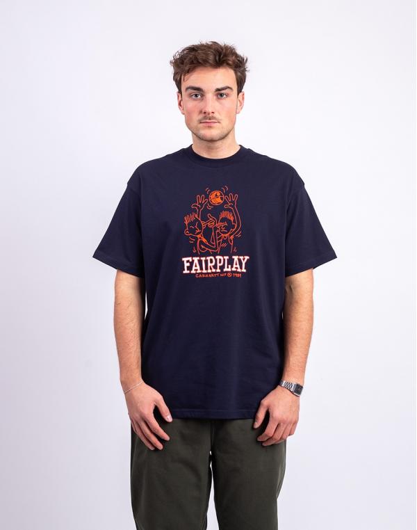 Tričko Carhartt WIP S/S Fairplay T-Shirt Dark Navy