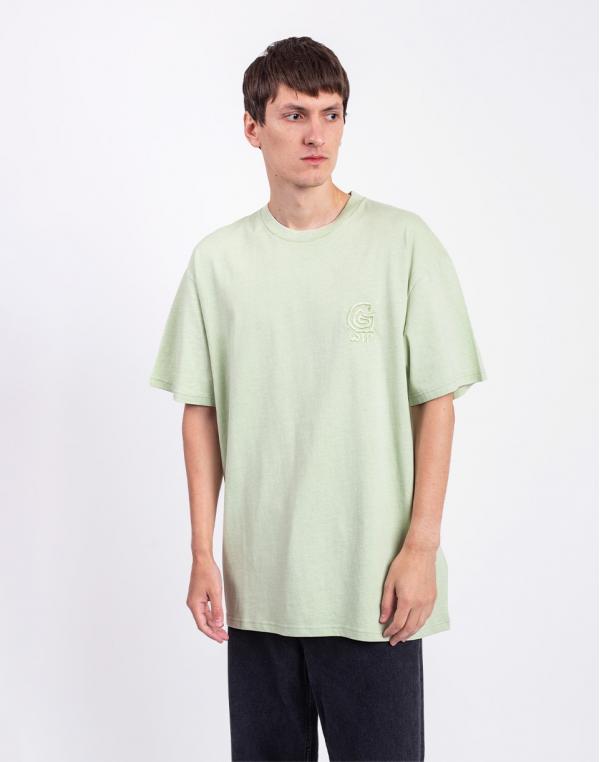 Tričko Carhartt WIP S/S Helix Redux T-Shirt Pale Olive garment dyed