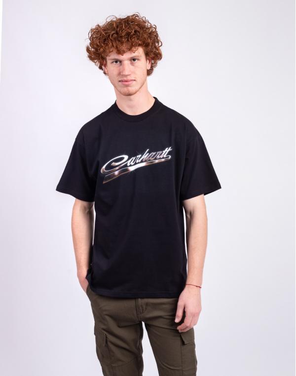 Tričko Carhartt WIP S/S Vrooom T-Shirt Black