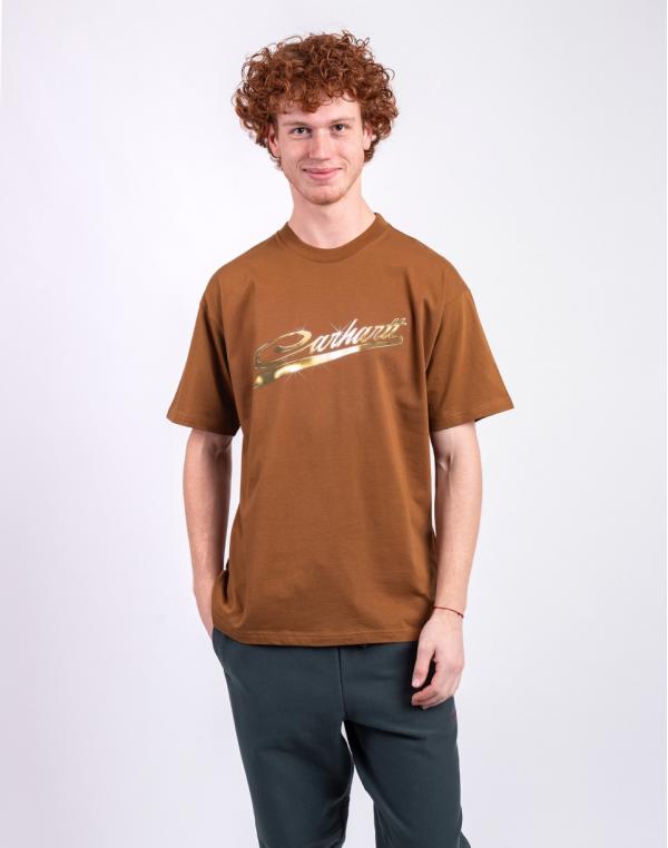 Tričko Carhartt WIP S/S Vrooom T-Shirt Hamilton Brown