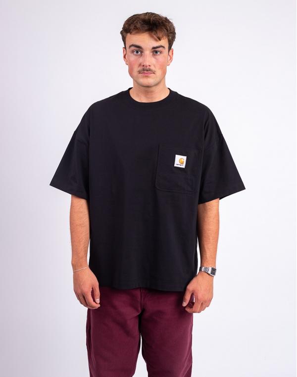 Tričko Carhartt WIP S/S Work Pocket T-Shirt Black