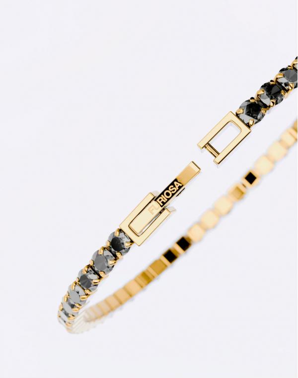 FURIOSA® Tennis Bracelet Midnight 18K POZLACENÍ