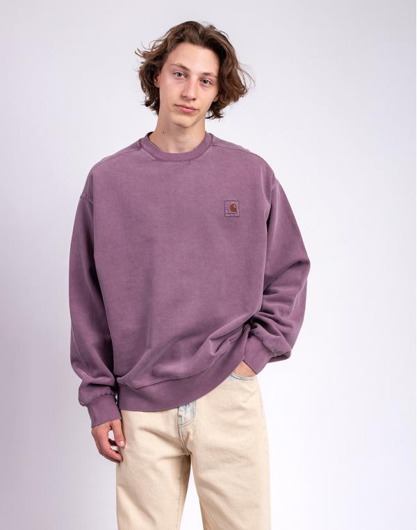 Carhartt WIP Vista Sweat Phlox garment dyed S