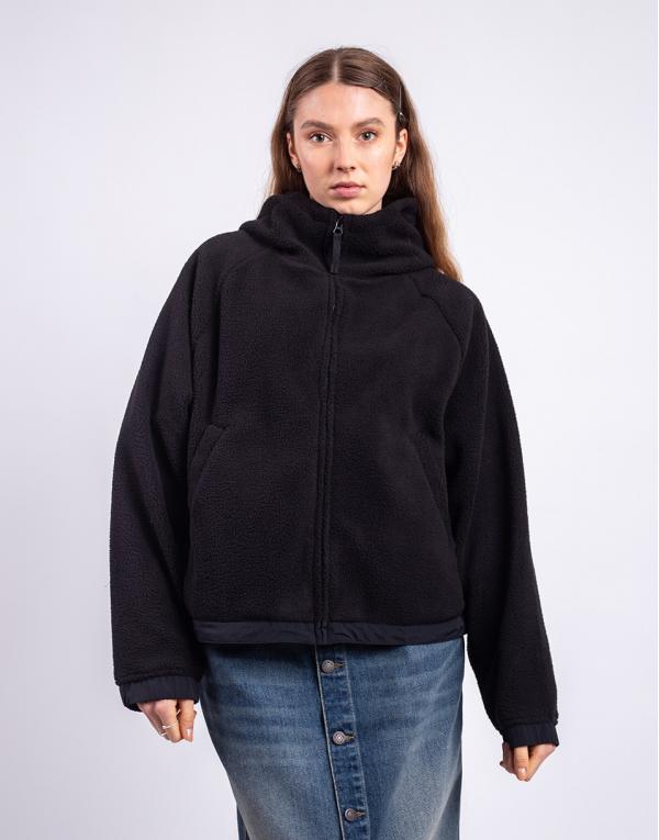 Carhartt WIP W' Hooded Helix Fleece Jacket Black/Porphyry XS