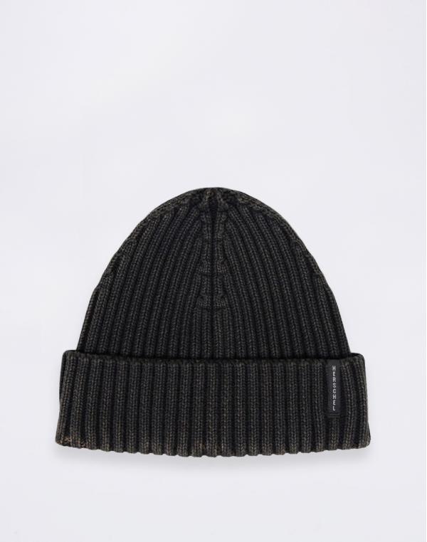 Herschel Supply Wallace Acid Wash Beanie Acid Wash - Black