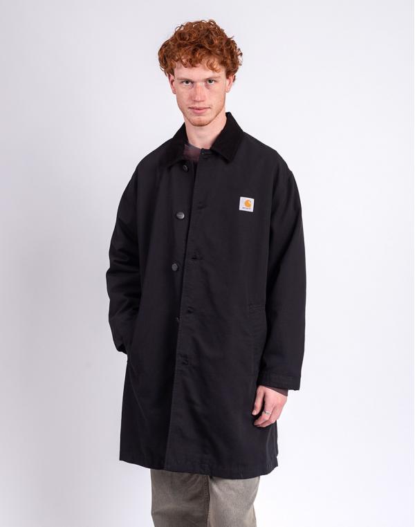 Carhartt WIP Webster Coat Black/Black rinsed L