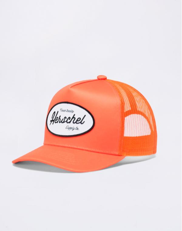 Herschel Supply Whaler Tall Mesh Gas Station Cap Flame