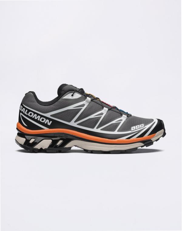 Salomon XT-6 Pewter/Black/Turmeric 37 1/3