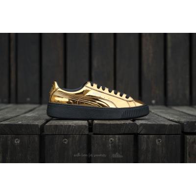 Puma Basket Platform Metallic Gold-Gold-Puma Black
