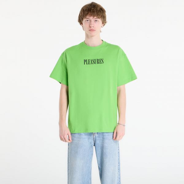 Tričko PLEASURES Exhibition T-Shirt Lime XXL