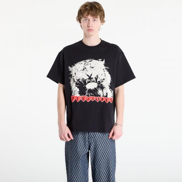 Tričko PLEASURES Grin T-Shirt Black S