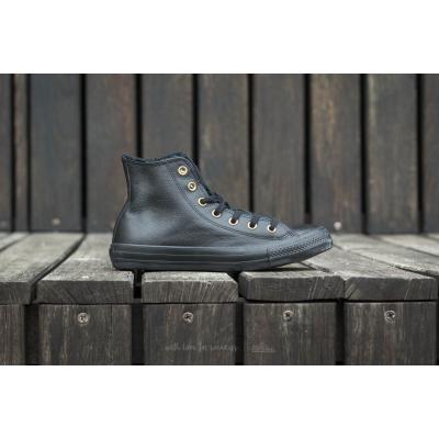 CONVERSE CHUCK TAYLOR ALL STAR Winter Knit+Fur Hi Black/ Black/ Black