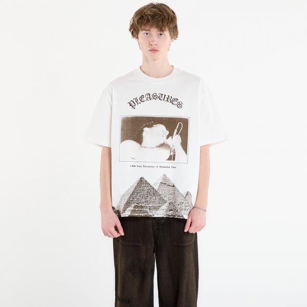 Tričko PLEASURES Elevation Heavyweight Shirt White XL