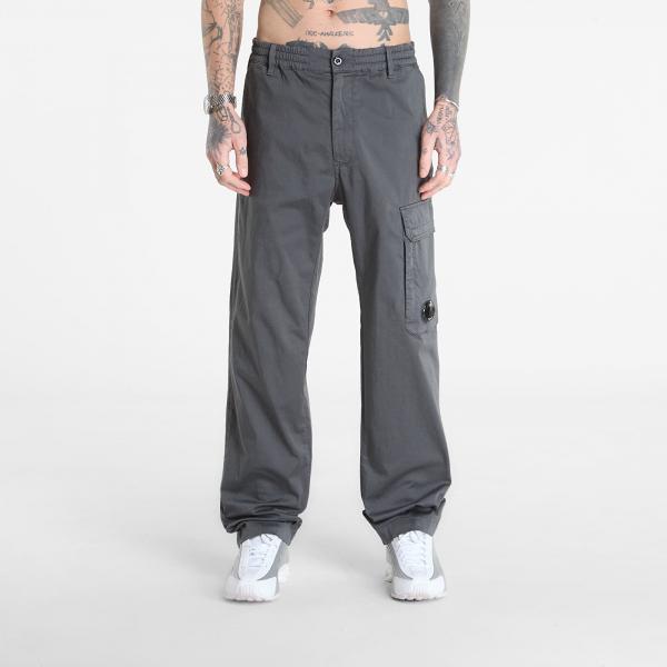 Kalhoty C.P. Company Stretch Sateen Regular Cargo Pants Gunmetal Grey 50