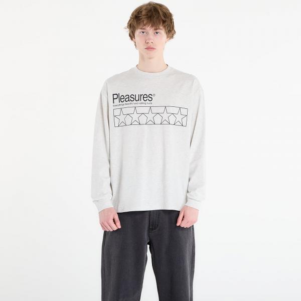 Tričko PLEASURES Supplements Long Sleeve Heather XXL