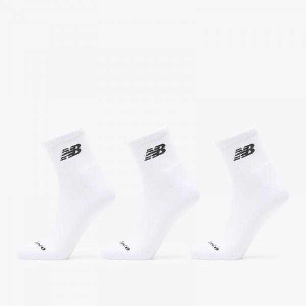 Ponožky New Balance Everyday Ankle Socks 3-Pack White L
