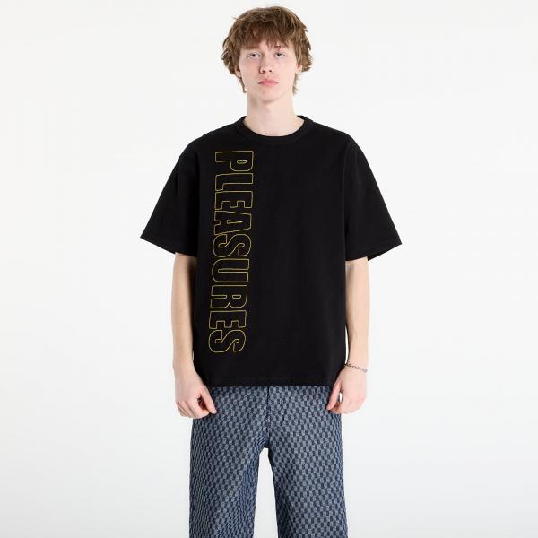 Tričko PLEASURES Outline Heavyweight Shirt Black M