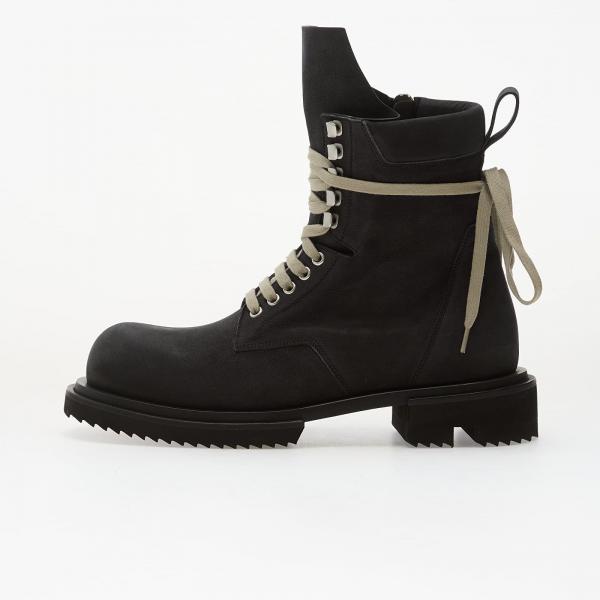 Tenisky Rick Owens Leather Boots - Low Army Gabe Black EUR 43