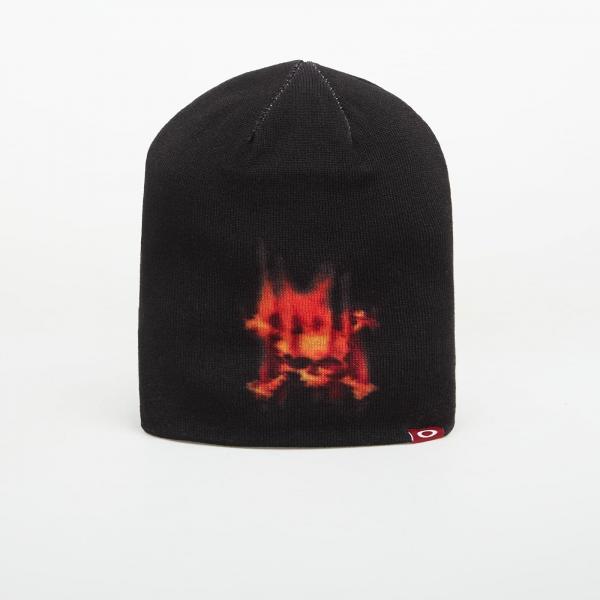 Čepice Oakley Heritage Flame Beanie Pitch Black Universal