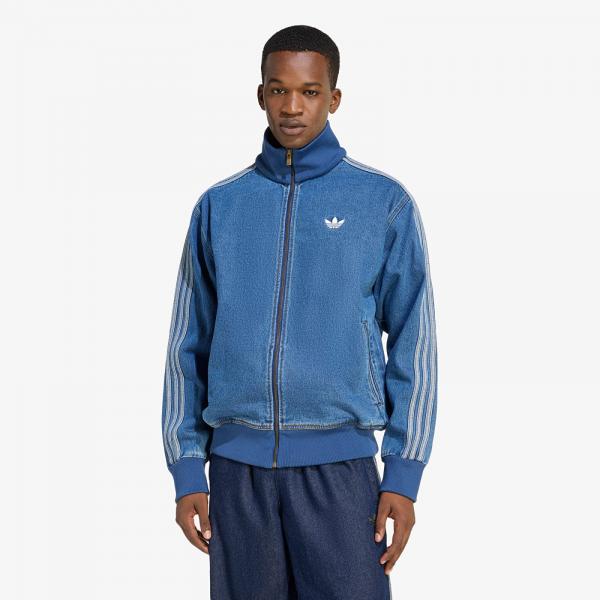 Mikina adidas Adicolor Denim Firebird Track Top Medium Vintage Denim L